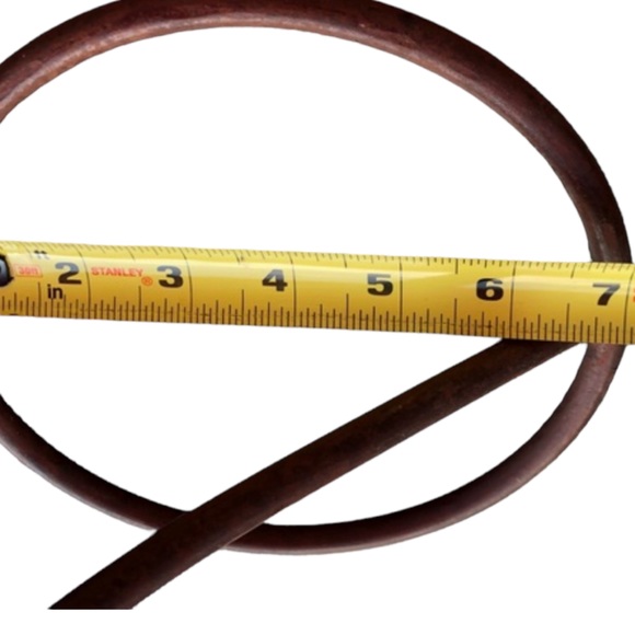 Longaberger Metal Hanger Set X2 Brown Ornament Basket Terrarium 15.5”X 7” Sturdy - Picture 5 of 6